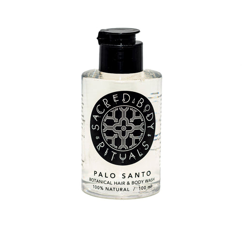 Palo Santo Hair and Body Wash - Multi-Use, Travel Size, 100ml