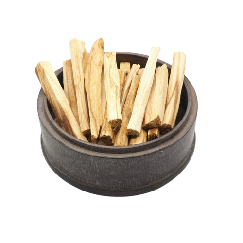 Sustainably Sourced Palo Santo Sticks For Smudging & Cleansing, Set of 4 in Canvas Bag