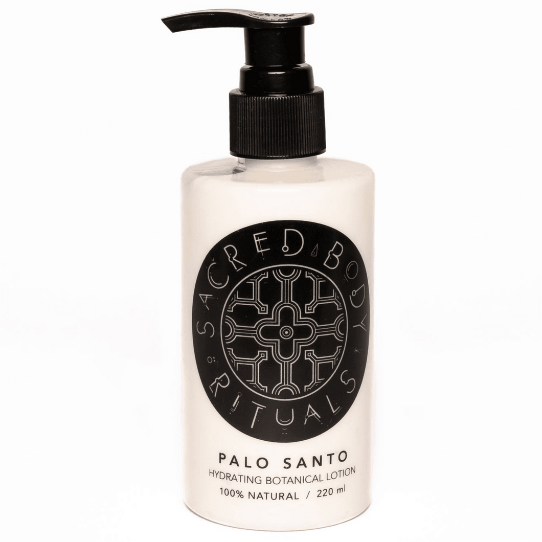 Palo Santo Infused Botanical Lotion - All-Natural Hand & Body Moisturizer, 220ml - Sacred Body Rituals
