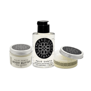 Sacred Glow Ritual – Palo Santo Body Gift Set - Sacred Body Rituals