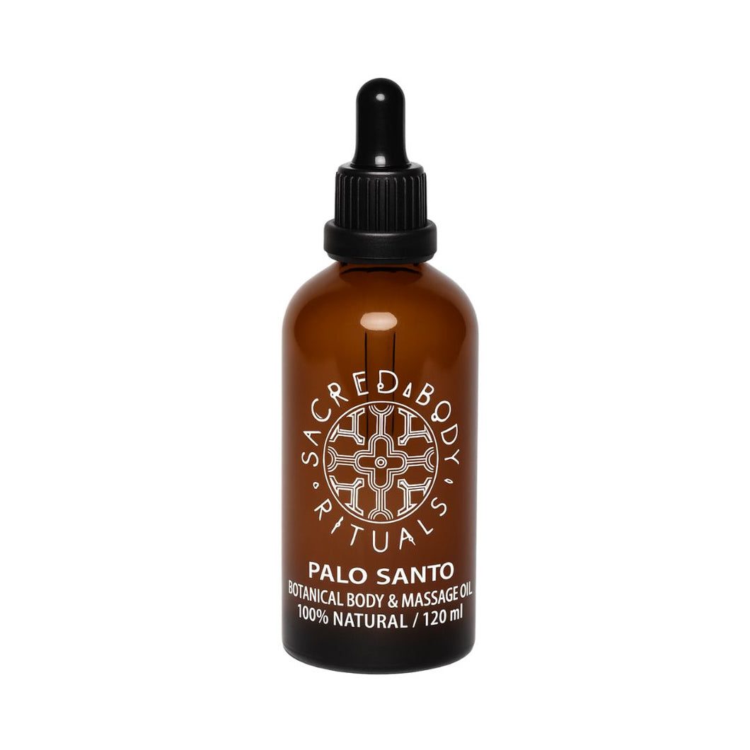 Palo Santo All-Natural Nourishing Oil - Multi-Purpose Massage, Body & Hair Moisturizer, 120ml