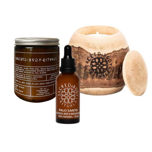 Sacred Rituals Palo Santo Bath Gift Set