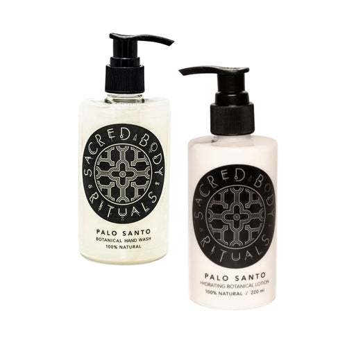 Sacred Sink Ritual Bundle – Sacred Hand Care Set with Palo Santo Essence