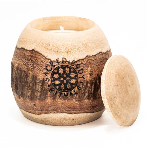 Sacred Glow Palo Santo Candle - Ethically Crafted